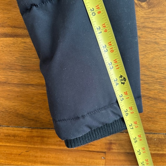 Levi's Quilted Woodsman Puffer Jacket Mens Medium Blue Tan - Picture 5 of 8